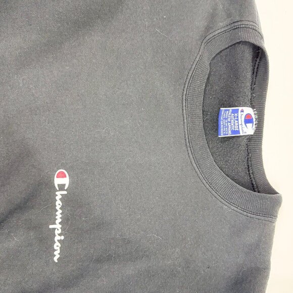 VINTAGE MEDIUM LARGE CHAMPION CREW NECK WITH LOGO - Picture 3 of 11